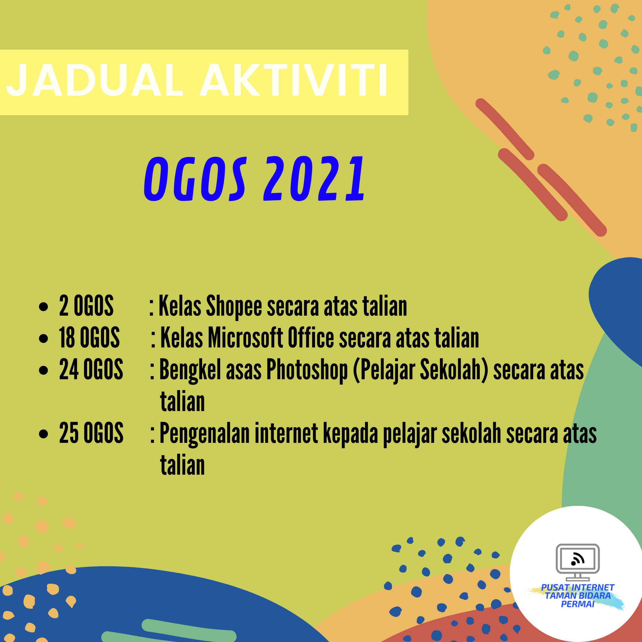 8 JADUAL AKTIVITI Ogos 2021