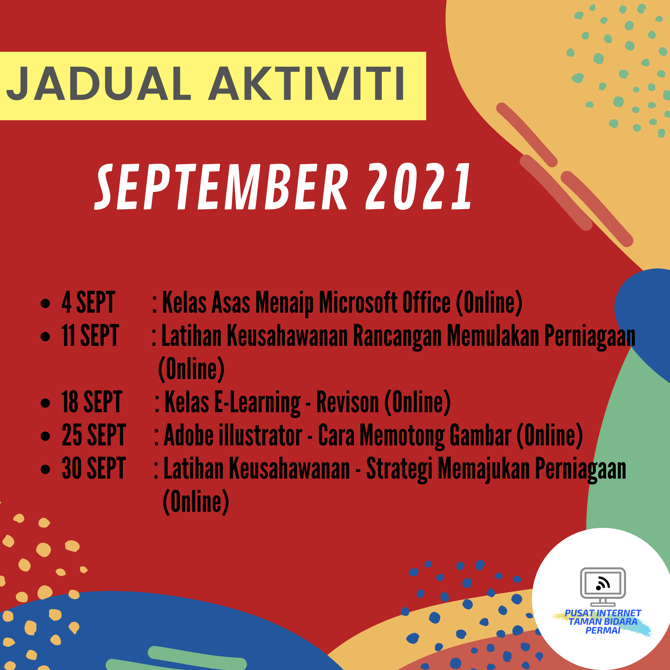 JADUAL AKTIVITI sept2021